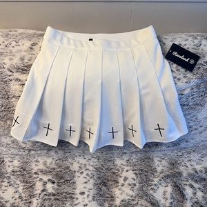 All saints pleated skirt